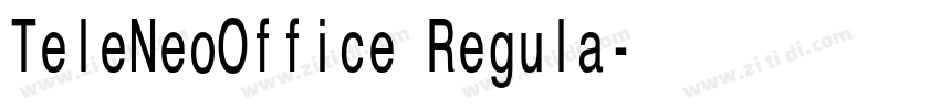 TeleNeoOffice Regula字体转换